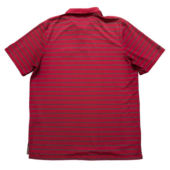 RLX Ralph Lauren Polo Shirt Mens XL Short Sleeve Golf Red Striped Torrey Pines - Picture 2 of 6